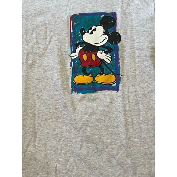 VTG Disney Originals Mickey Mouse Crewneck  Graphic Shirt Men SZ L/XL - Picture 3 of 9